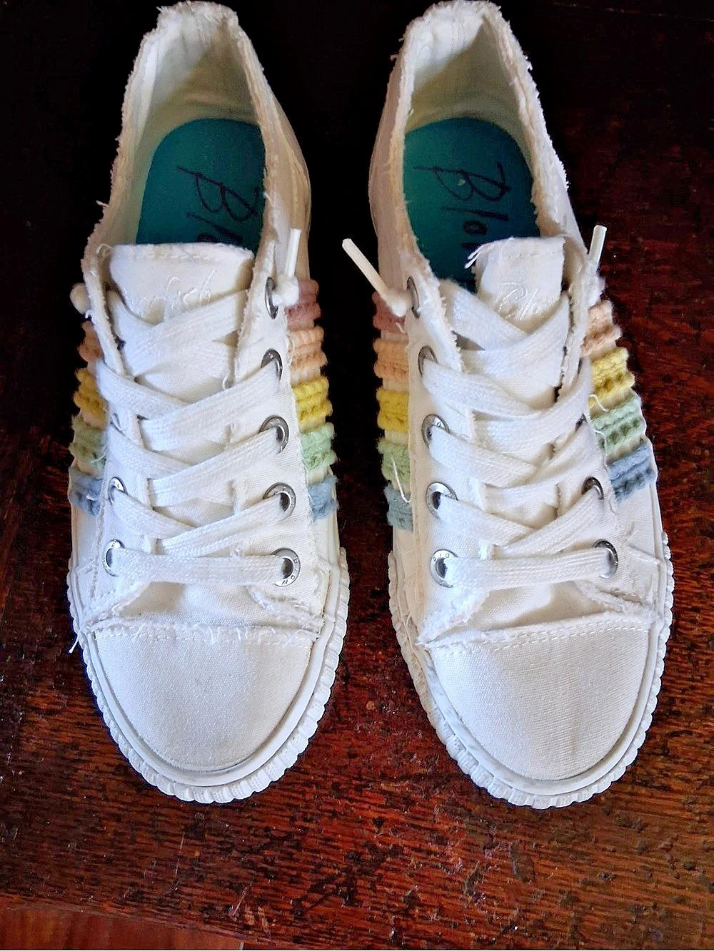 Blowfish Malibu Play Sneaker Color Block Sneakers in White & Multicolor
